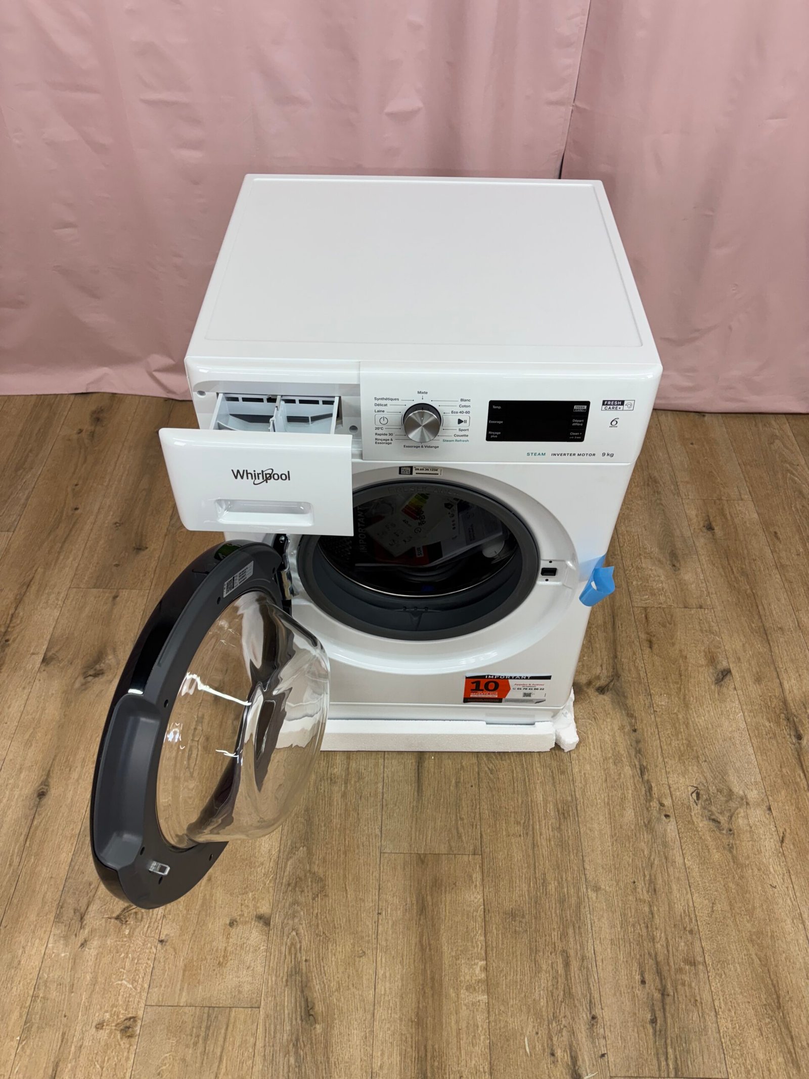 WHIRLPOOL | Lave‑linge hublot 9 kg – Image 3