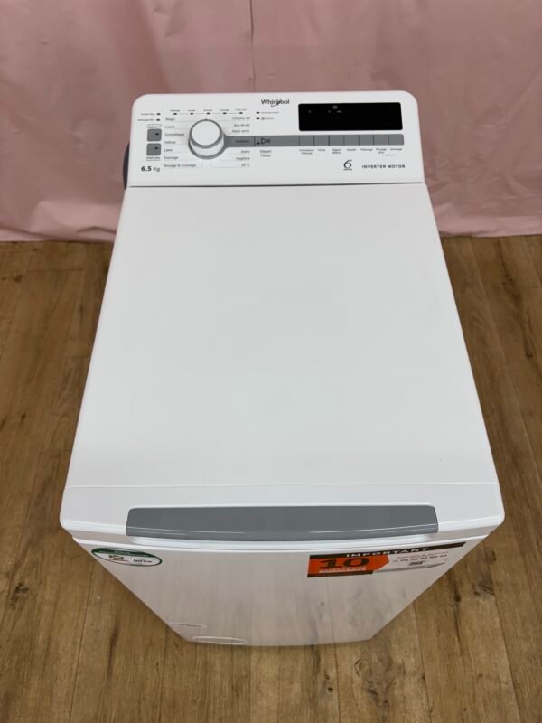 WHIRLPOOL | Lave‑linge top TDLR65261FR 6,5 kg – Image 2