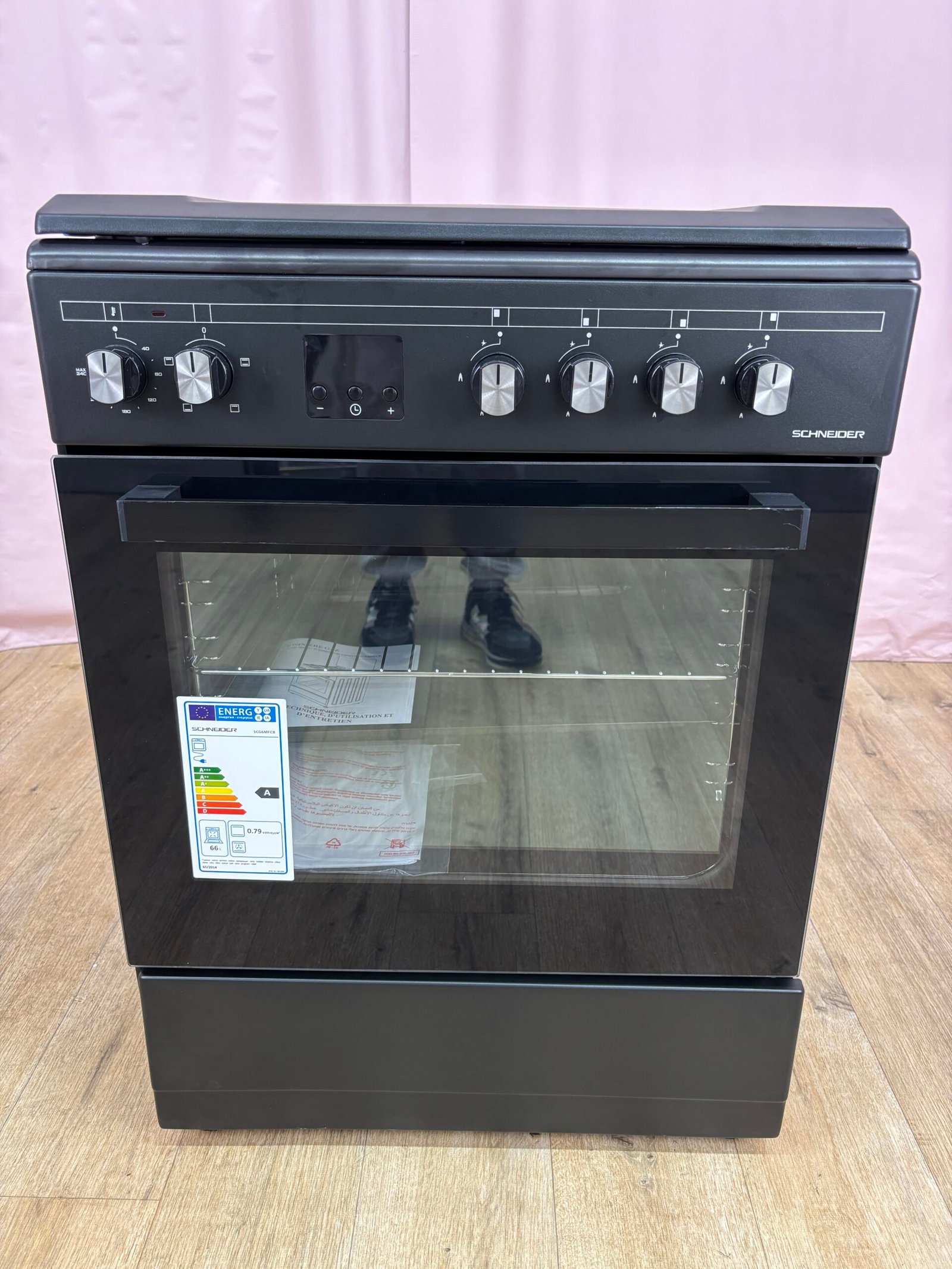 SCHNEIDER | Cuisinière gaz SCG6MFCB – Image 2