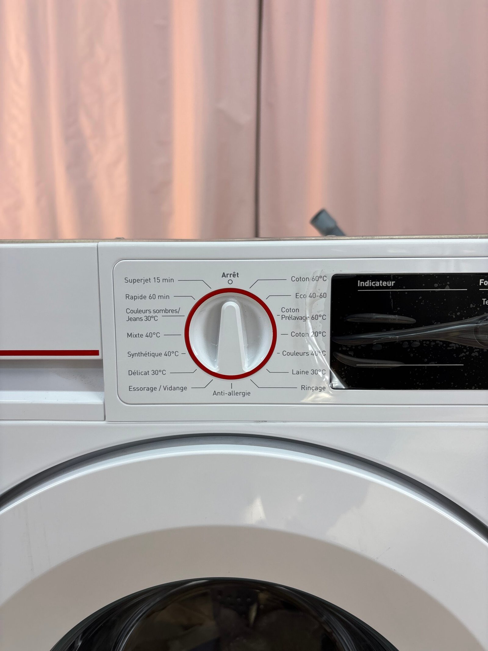 Sharp | ES-NIB714BWNA – Lave-linge intégrable 7 kg – Image 3