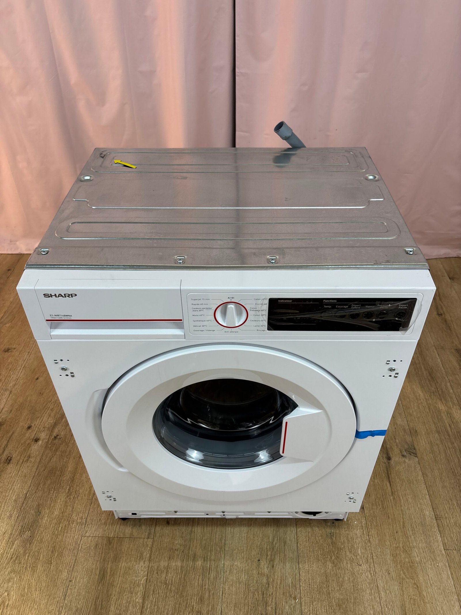Sharp | ES-NIB714BWNA – Lave-linge intégrable 7 kg – Image 4