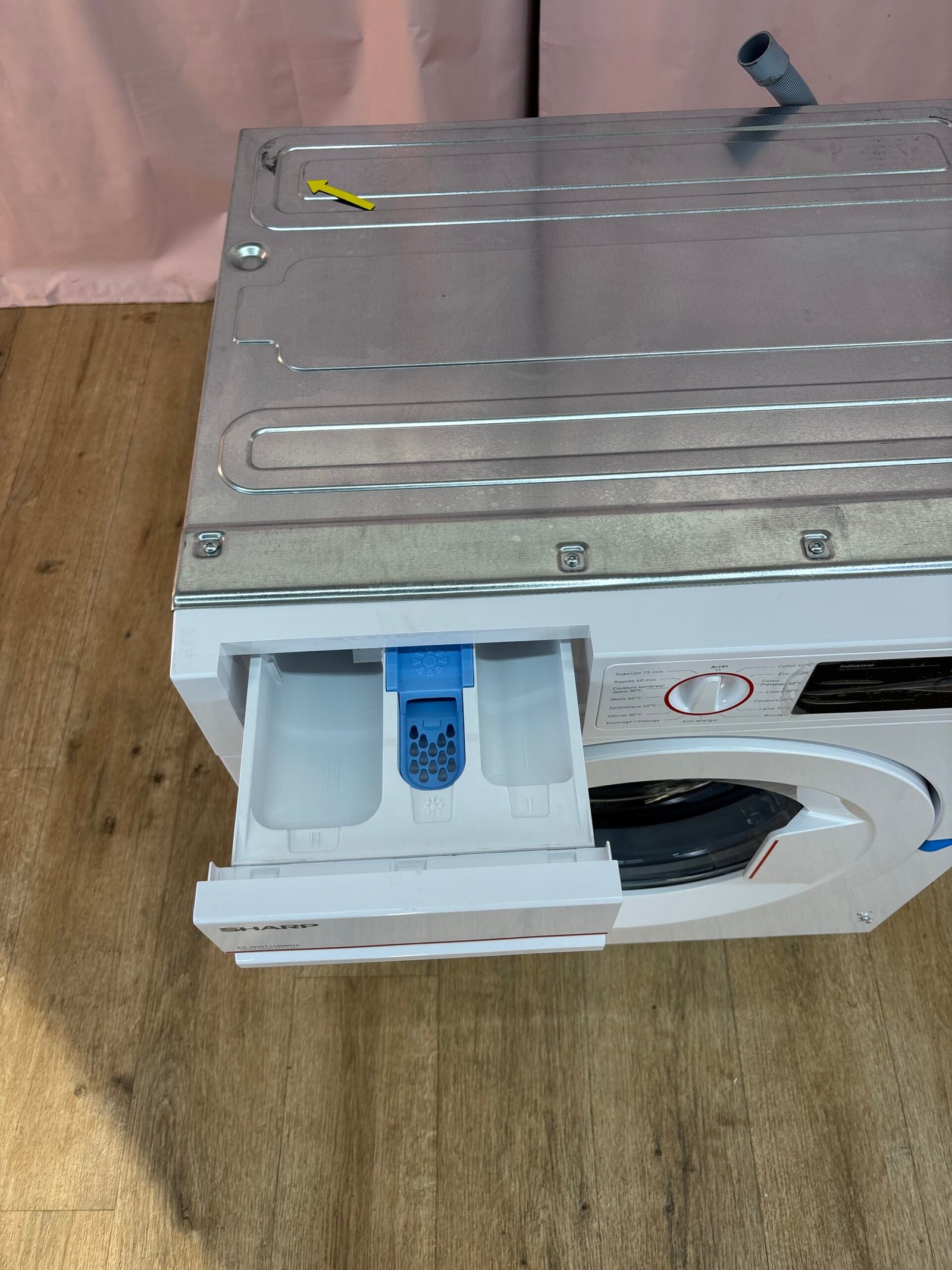 Sharp | ES-NIB714BWNA – Lave-linge intégrable 7 kg – Image 11