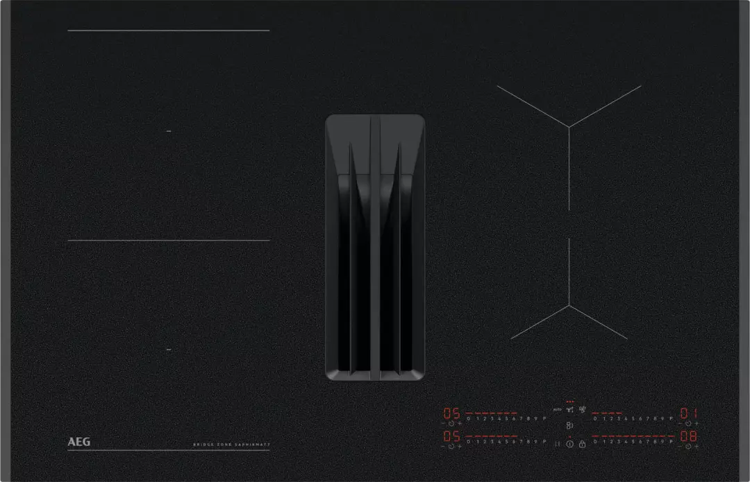 AEG | Plaque induction aspirante TH84CB03FZ SaphirMatt 81 cm photo 1