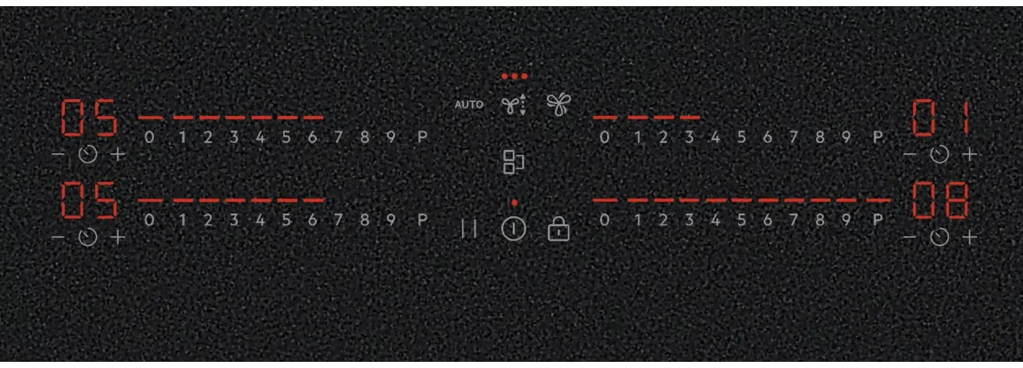 AEG | Plaque induction aspirante TH84CB03FZ SaphirMatt 81 cm photo 2