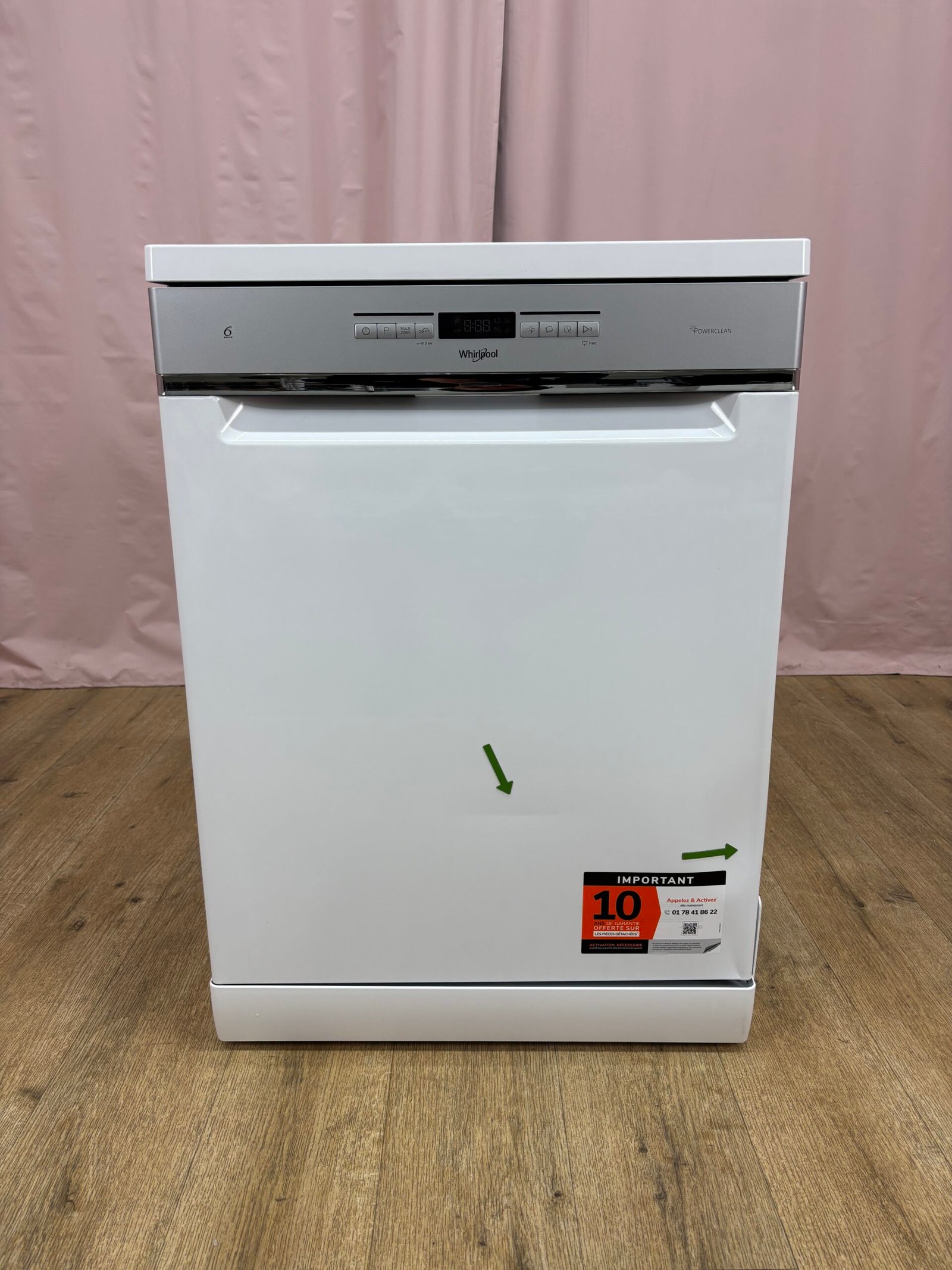 WHIRLPOOL | Lave-vaisselle 60 cm 14 couverts WH3FC14BN71W