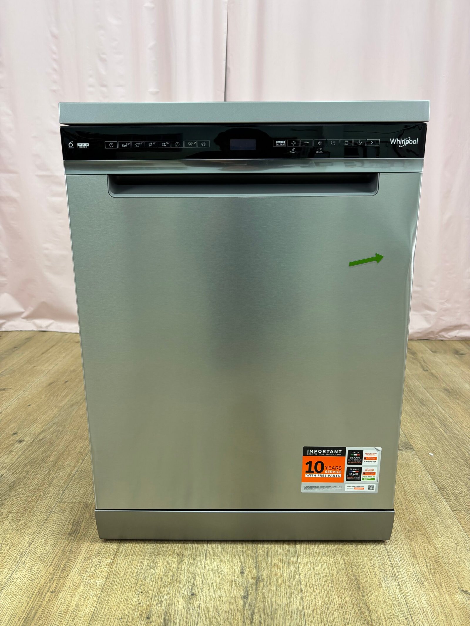 WHIRLPOOL | Lave-vaisselle 60 cm 15 couverts W7FHS51X MaxiSpace
