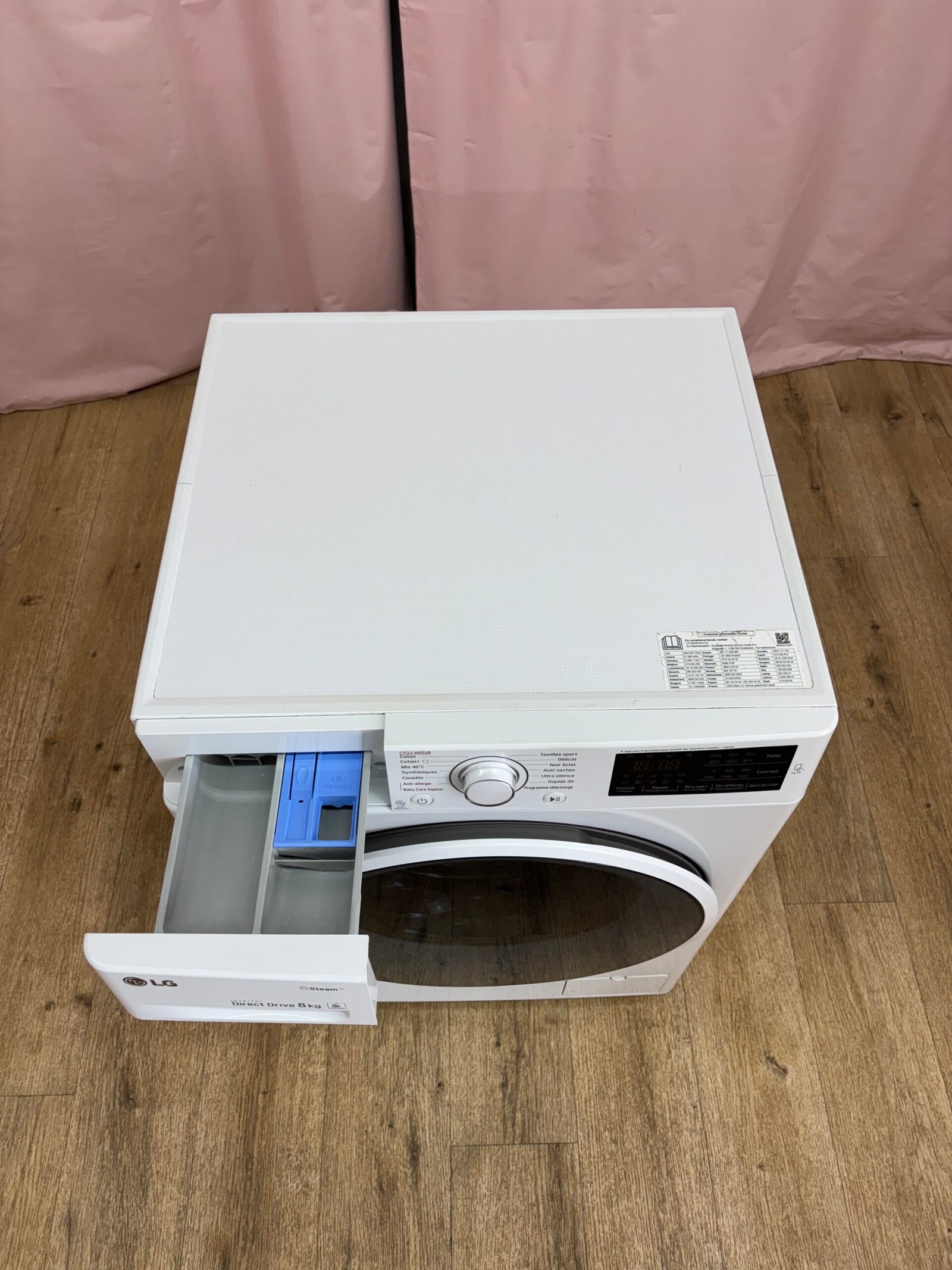 LG | Lave linge hublot (8 kg) F84J60WHS – Image 8