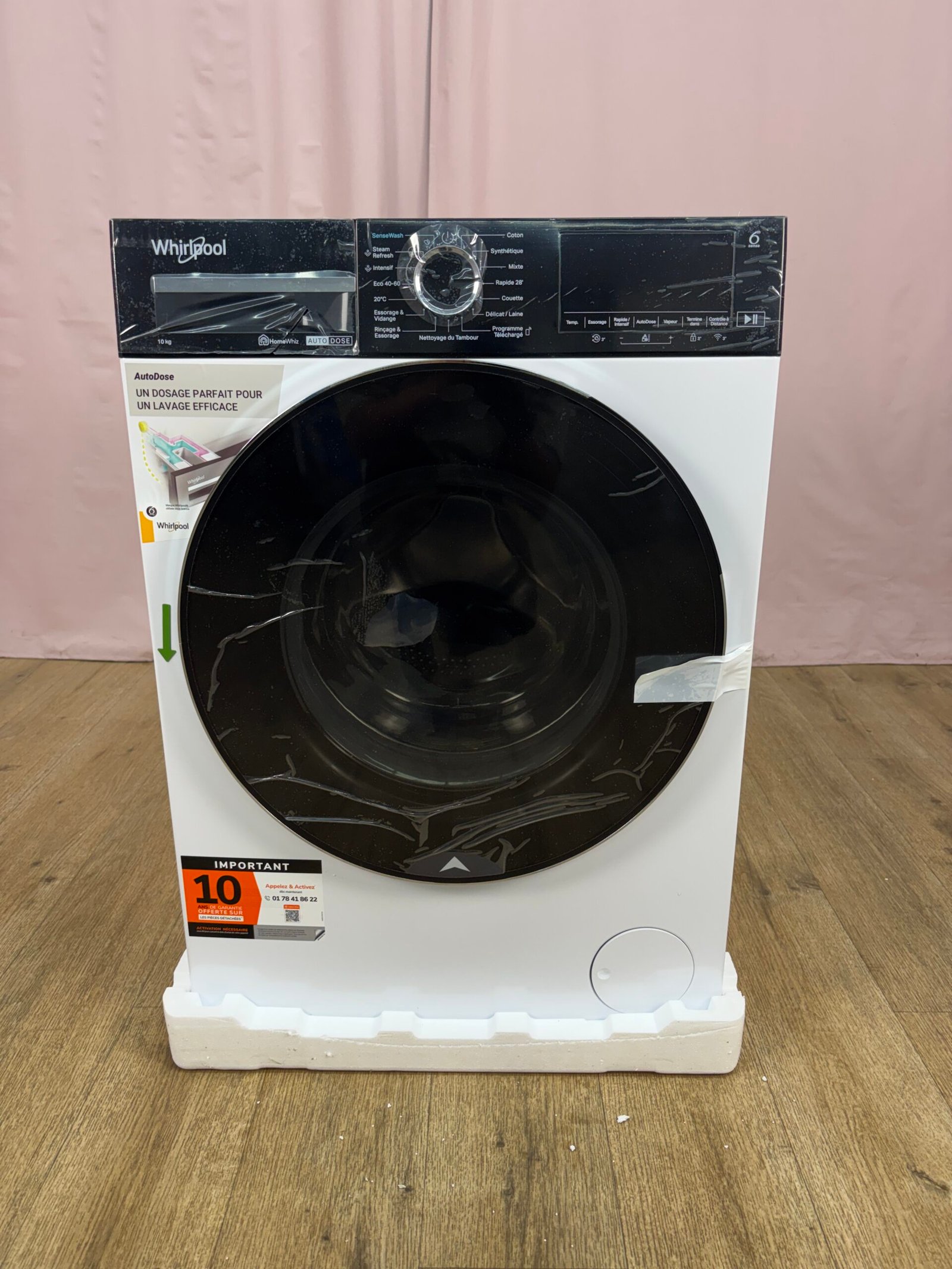 WHIRLPOOL | Lave linge hublot 10 kg W0M 011W ADS FR