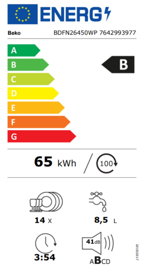 BEKO | Lave-vaisselle pose libre 14 couverts BDFN26450WP – Image 8