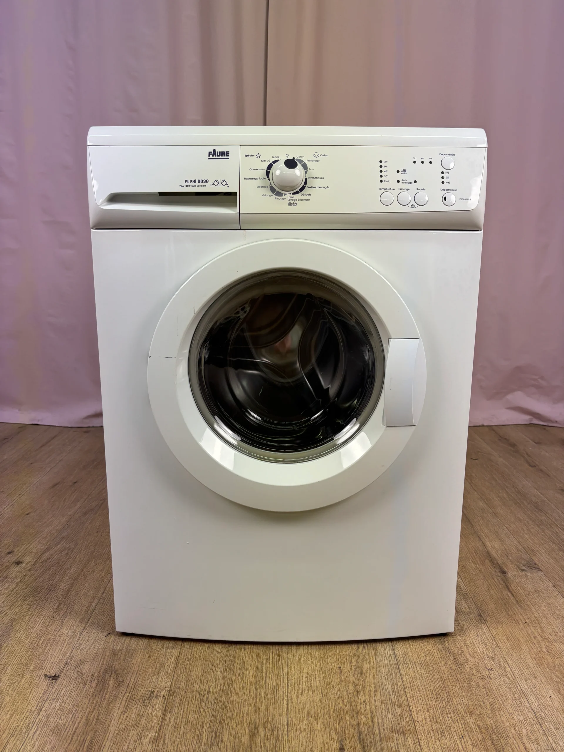FAURE | Lave linge hublot (7 kg) FWH6120P
