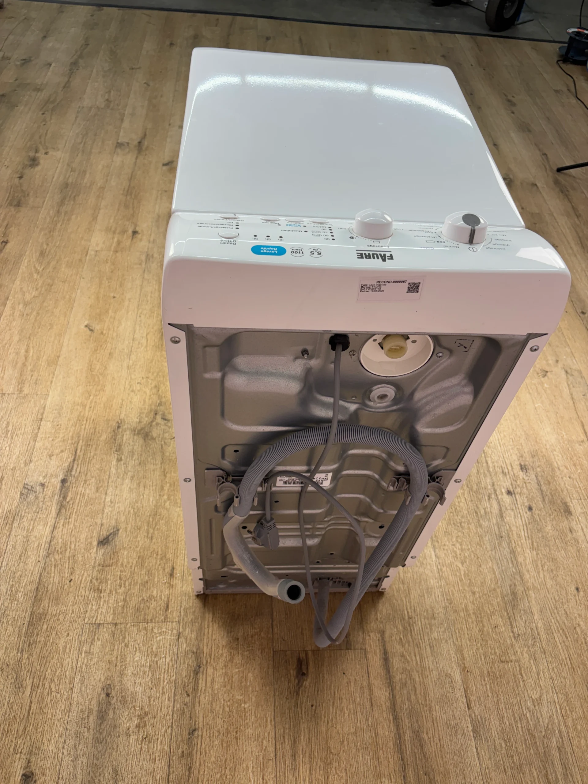 FAURE | Lave linge top (5,5 kg) FWQB5118 – Image 4