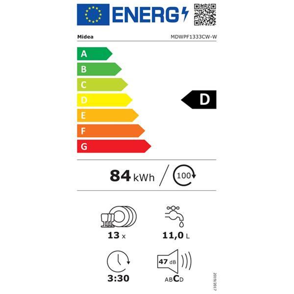 MIDEA | Lave-vaisselle 13 couverts MDWPF1333CW-W – Image 3
