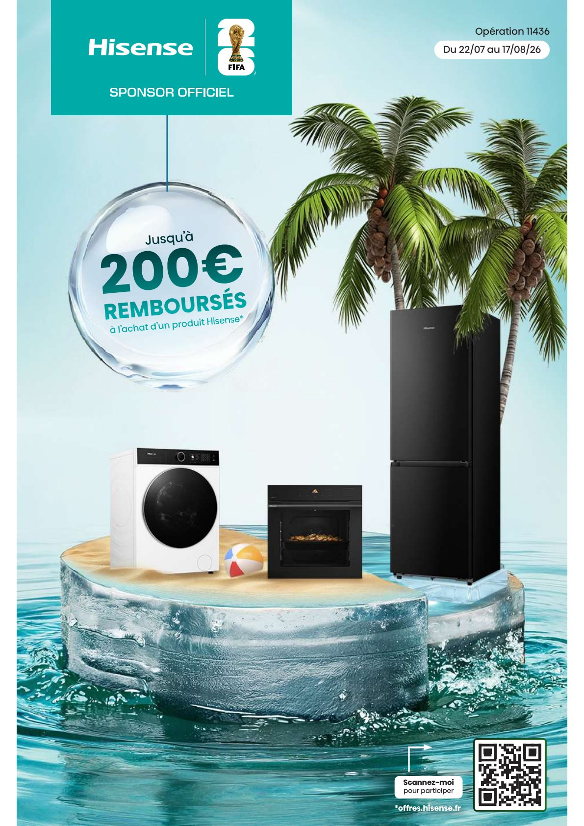 HISENSE DHQE802U offre de remboursement offre de remboursement constructeur