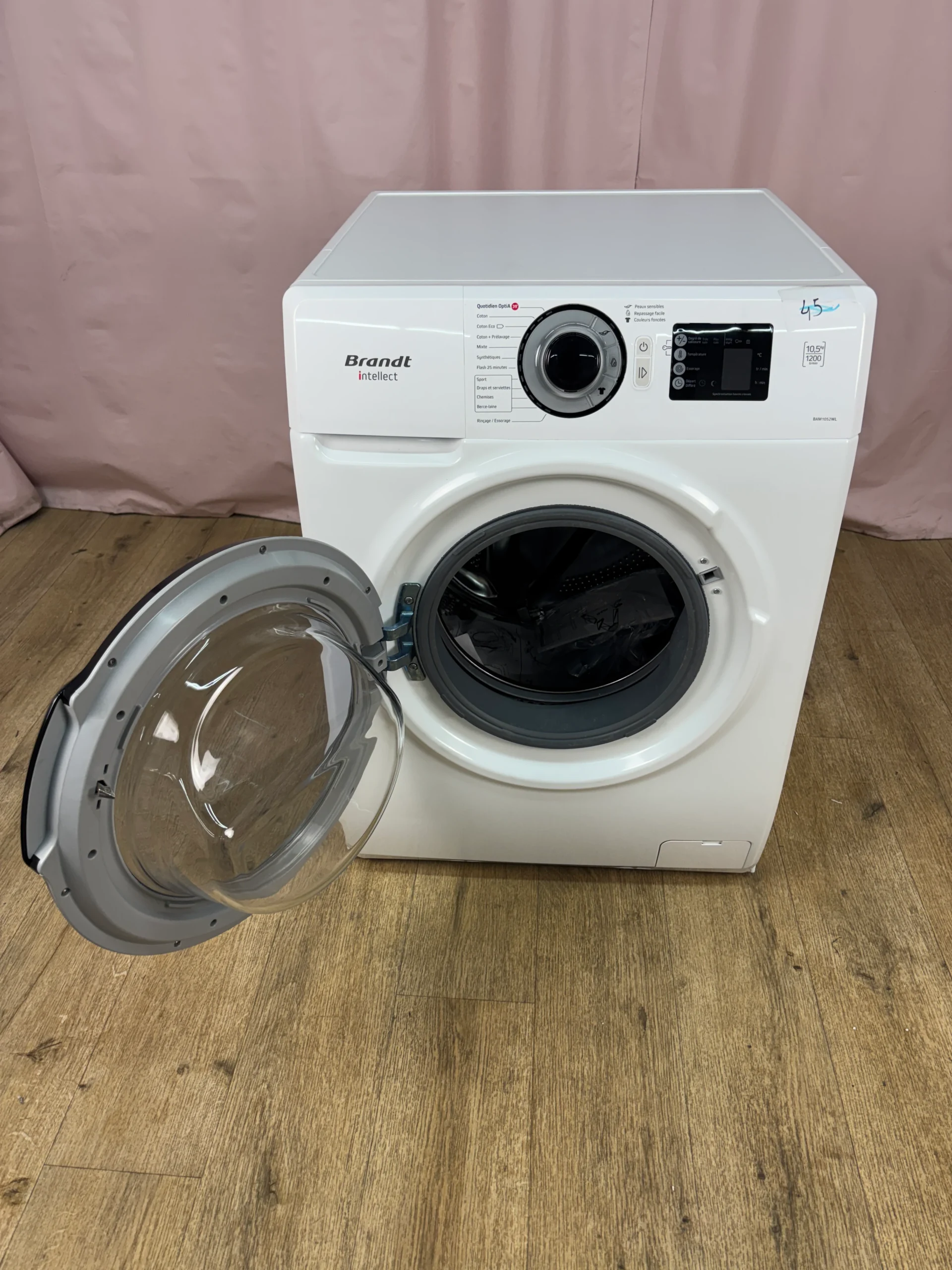 BRANDT | Lave linge hublot 10,5 kg BAM1052WL – Image 2