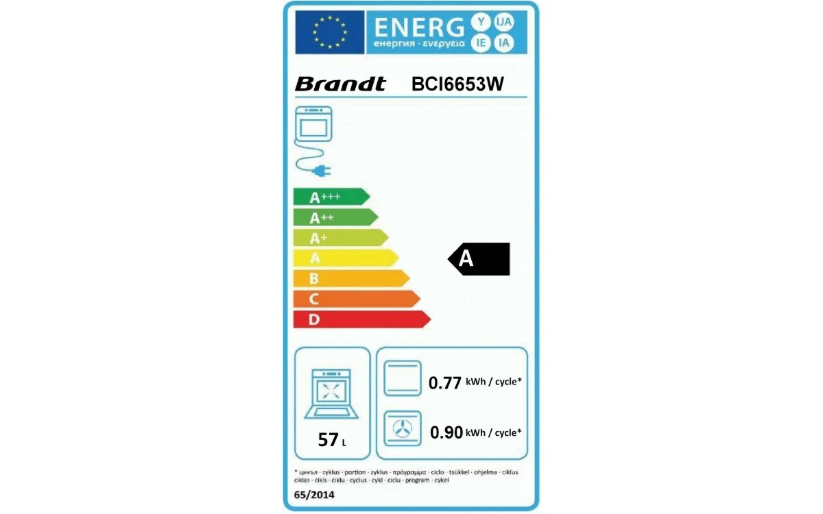 BRANDT | Cuisinière BCI6653W – Image 8