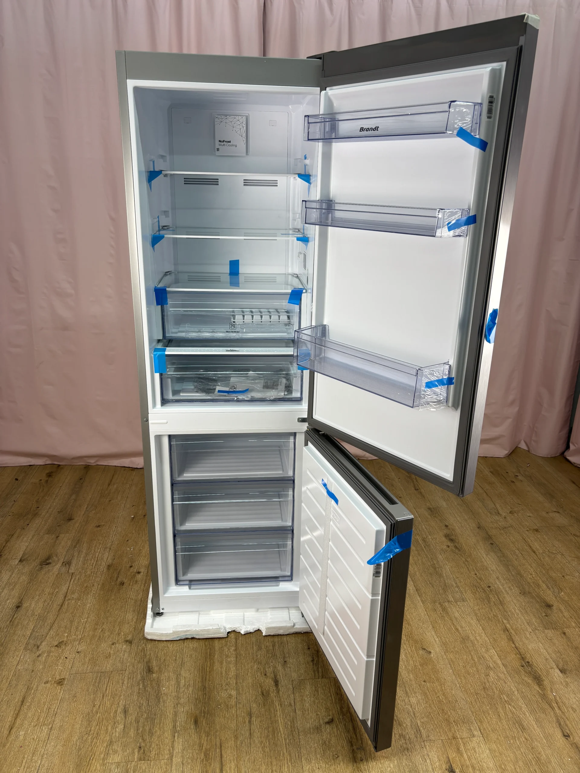 BRANDT | Réfrigérateur combiné 262 L BFC8566NX – Image 2