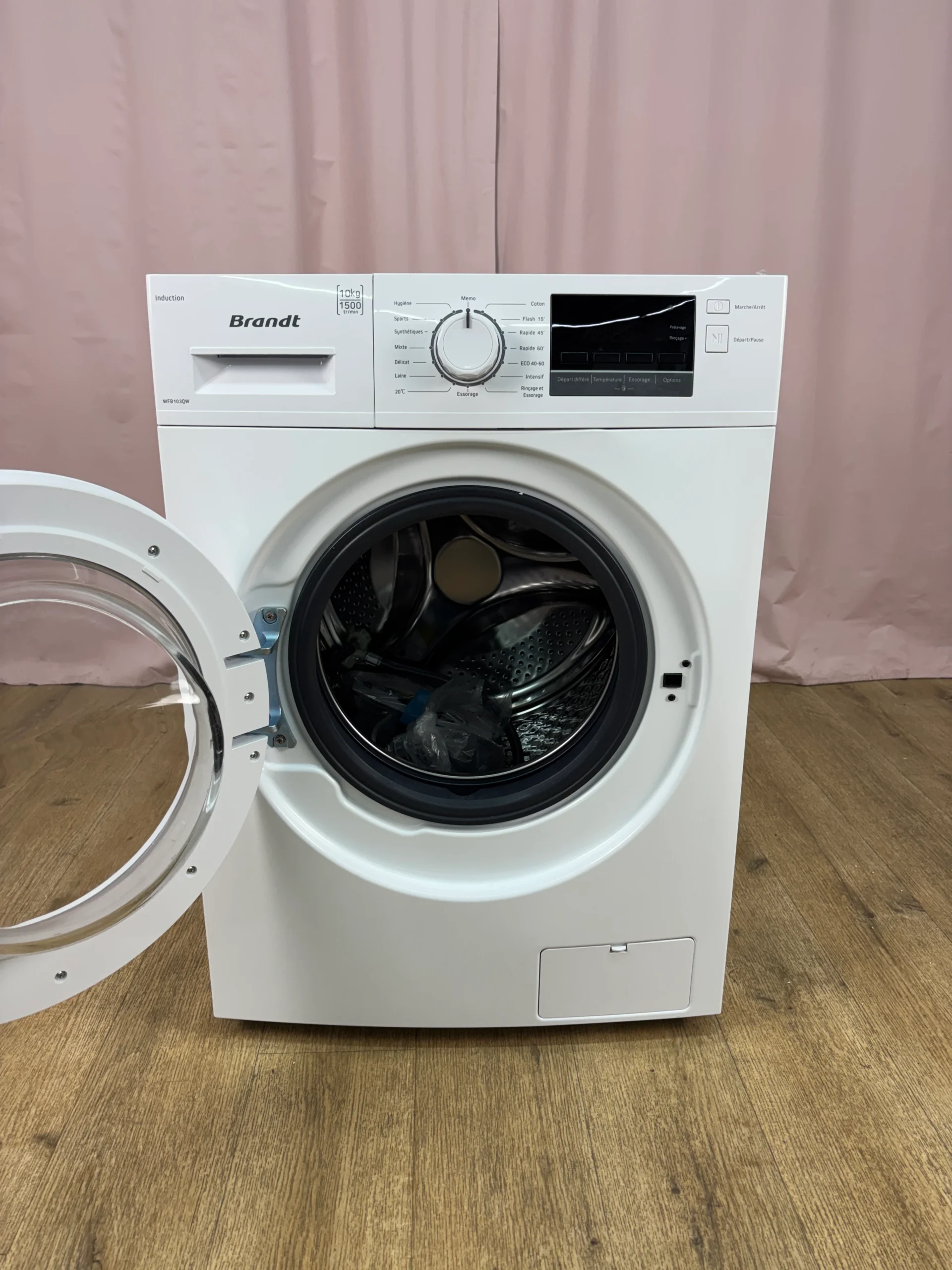 BRANDT | Lave linge hublot 10 kg WFB103QW – Image 7