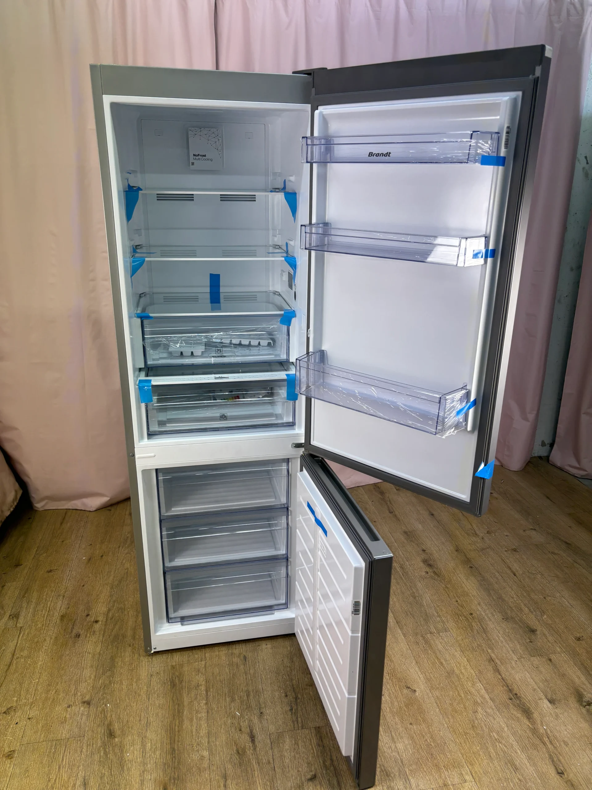 BRANDT | Réfrigérateur combiné 327 L BFC8566NX – Image 2