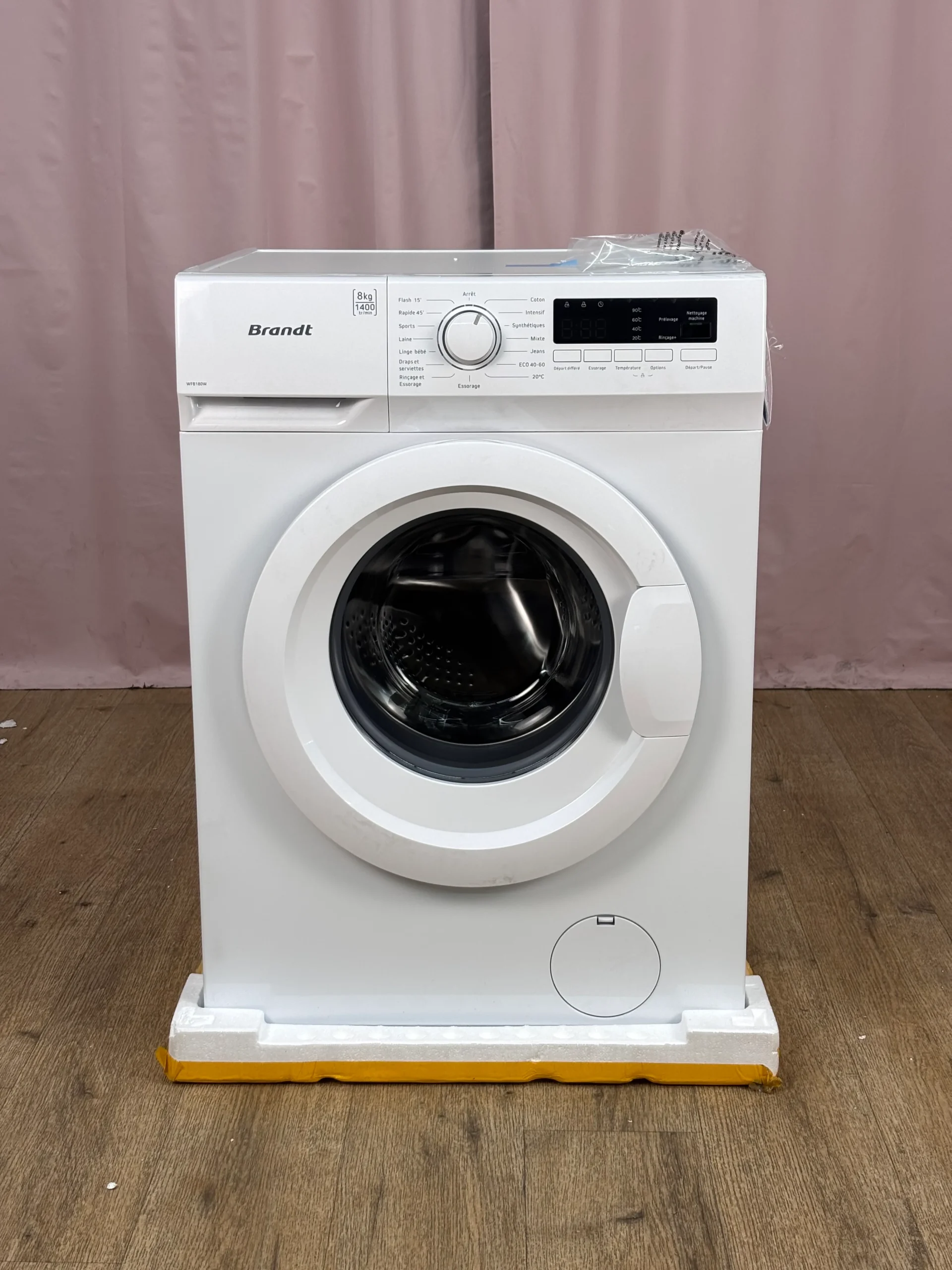 BRANDT | Lave linge hublot 8 kg WFB180W