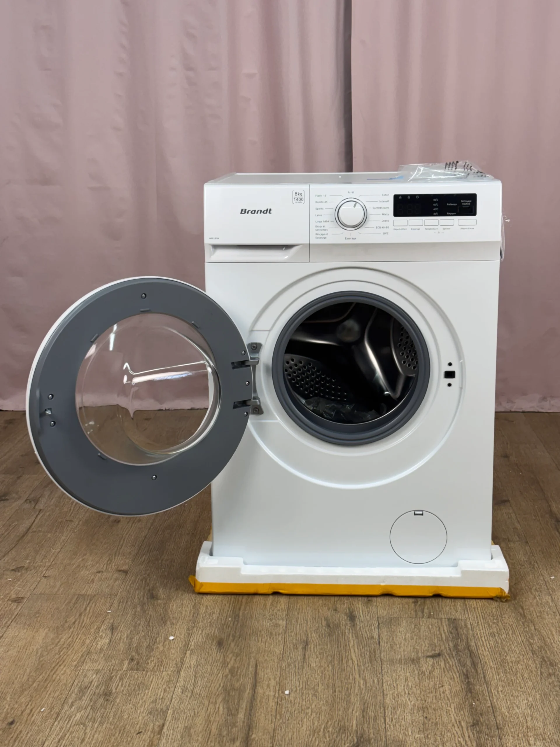 BRANDT | Lave linge hublot 8 kg WFB180W – Image 2