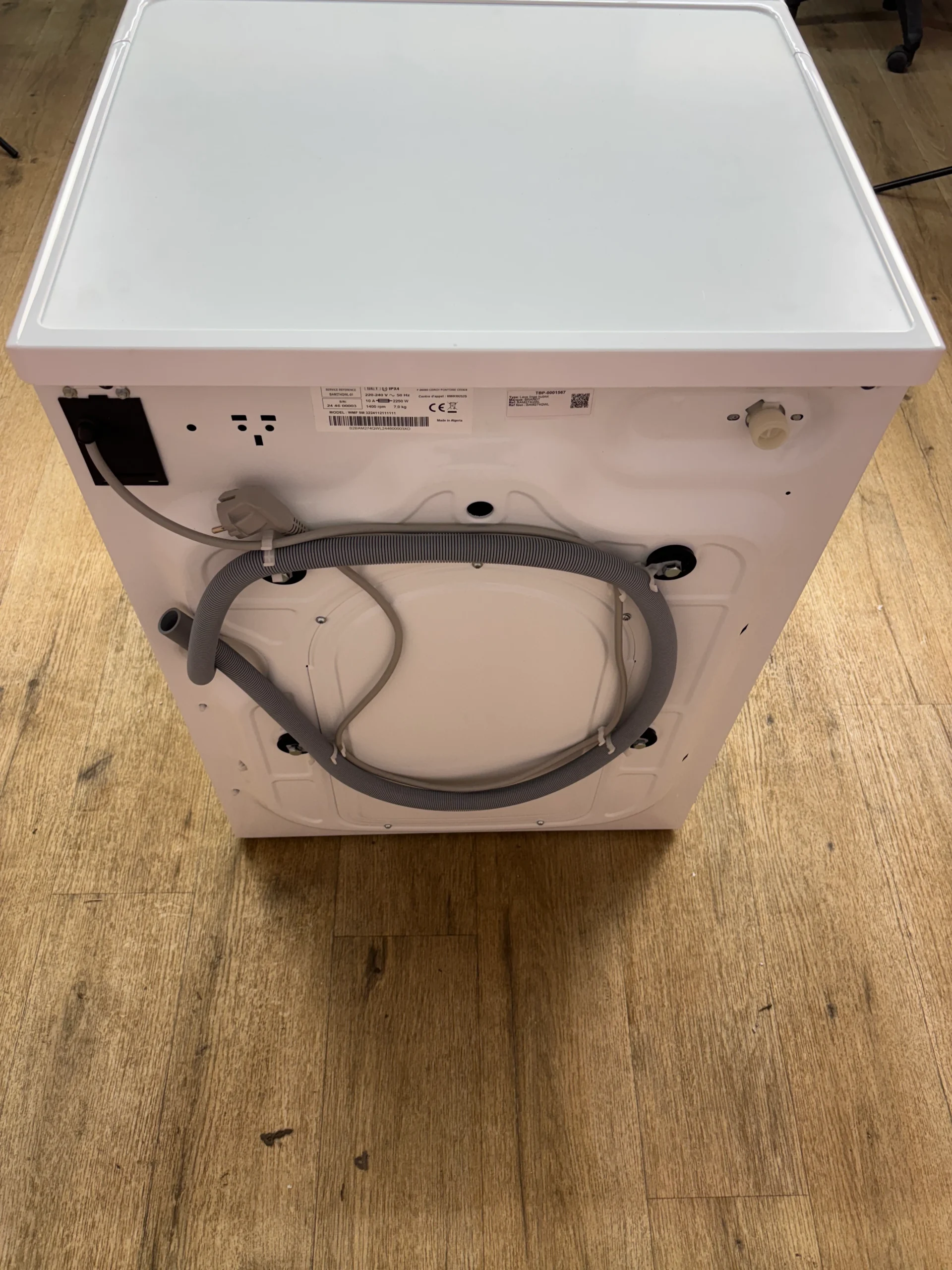 BRANDT | Lave linge hublot 7 kg BAM274QWL – Image 3