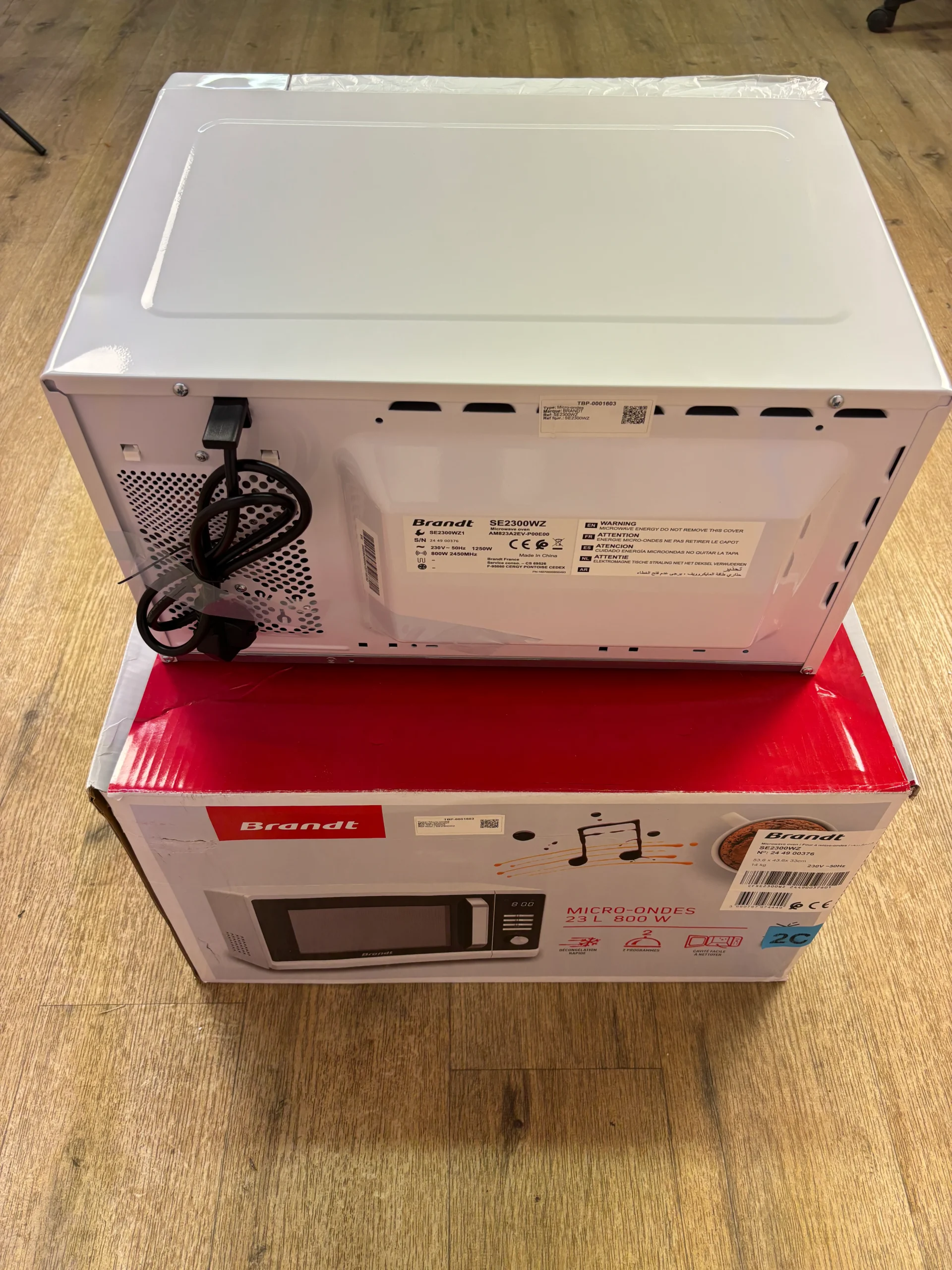 BRANDT | Micro-ondes 23 L SE2300WZ (2) – Image 3