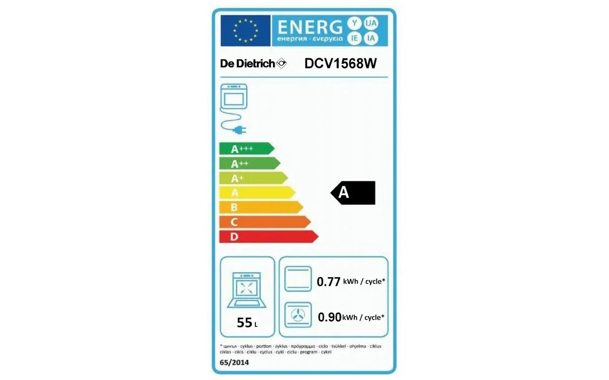 DE DIETRICH | Cuisinière DCV1568W (35) – Image 7