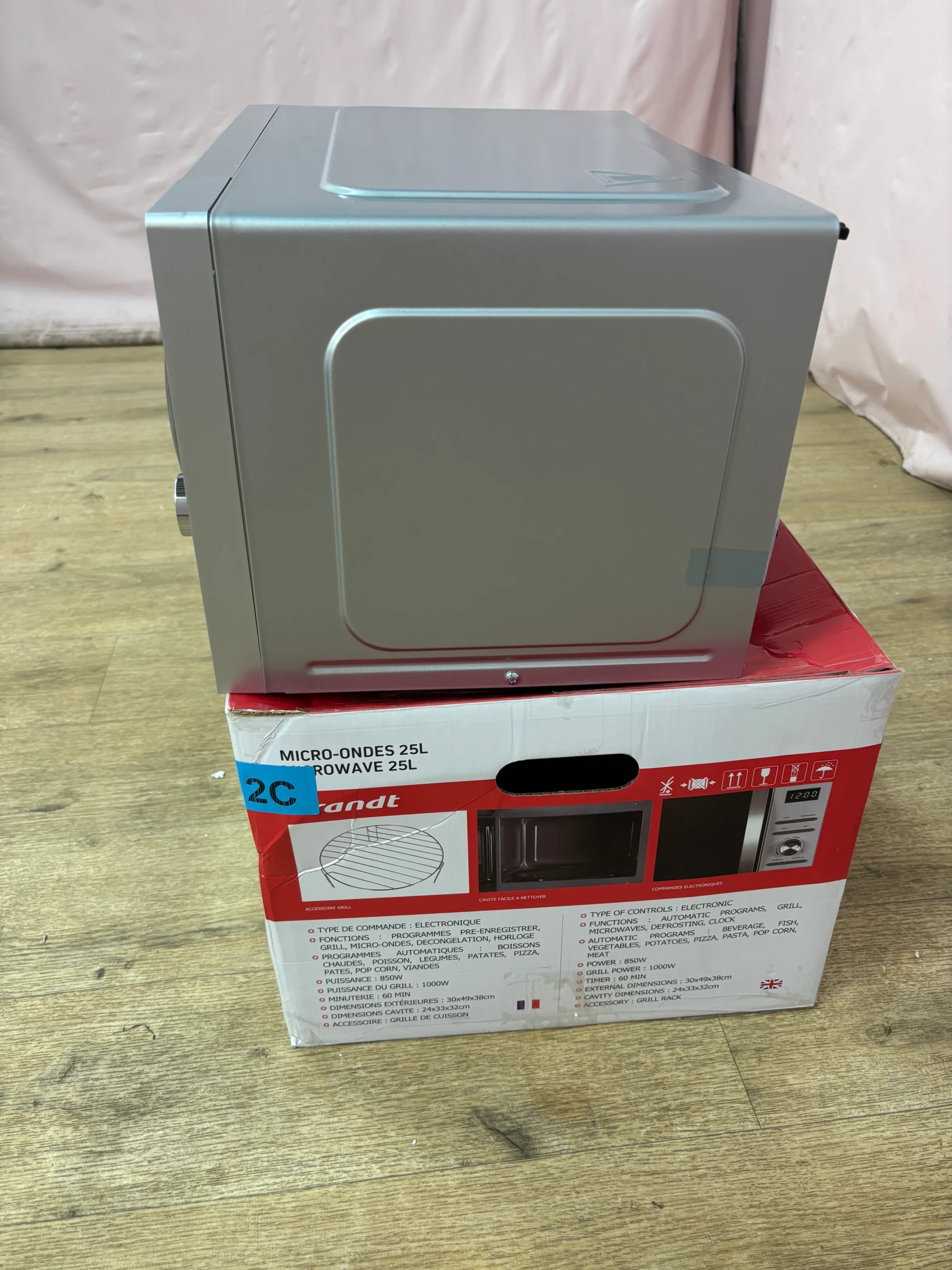 BRANDT | Micro-ondes 25 L GE2524BGM – Image 2