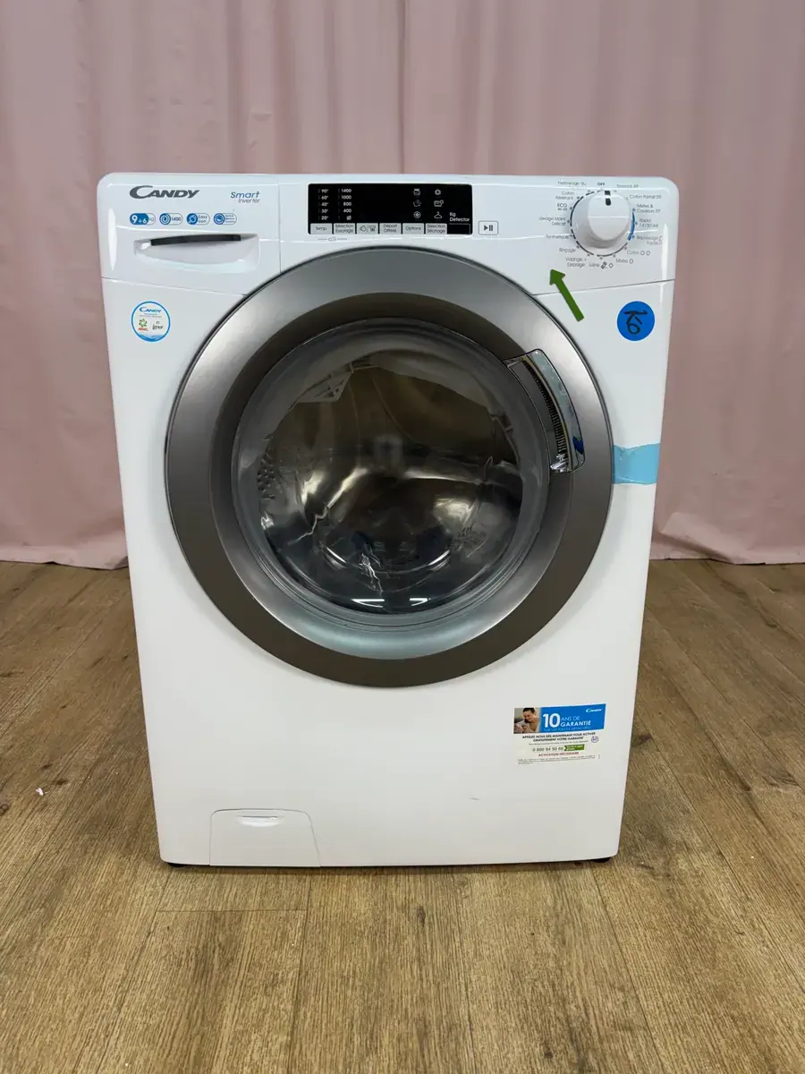 CANDY | Lave linge séchant 9 kg / 6 kg CSWS496TWMRE/FR