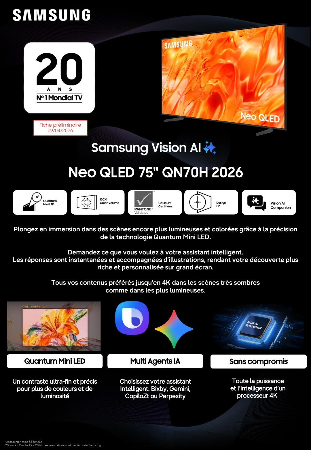 Fiche produit TQ75QN70H