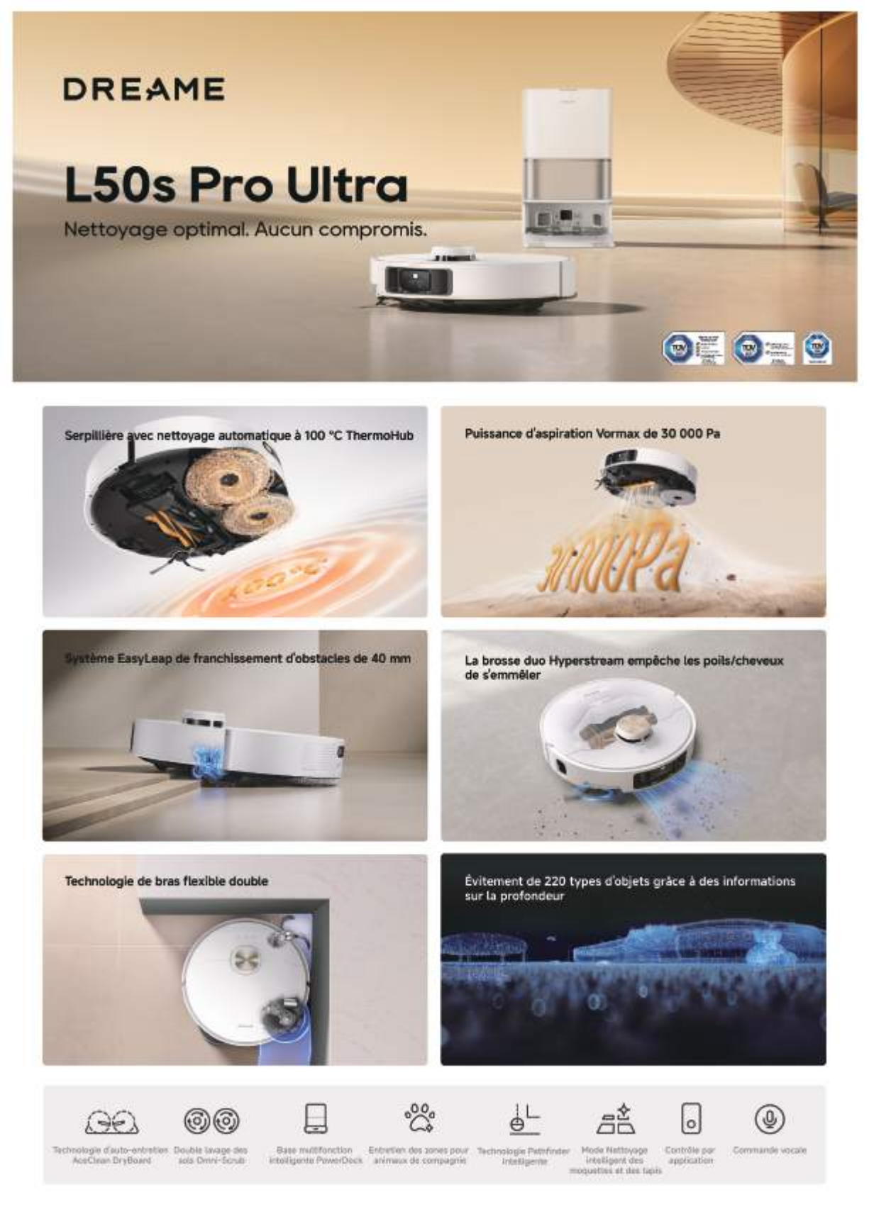 Fiche produit DREAME L50SPROULTRA