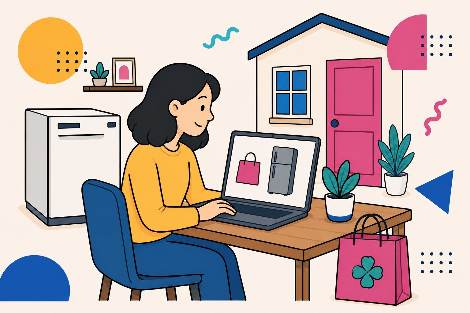 Commande en ligne depuis un ordinateur