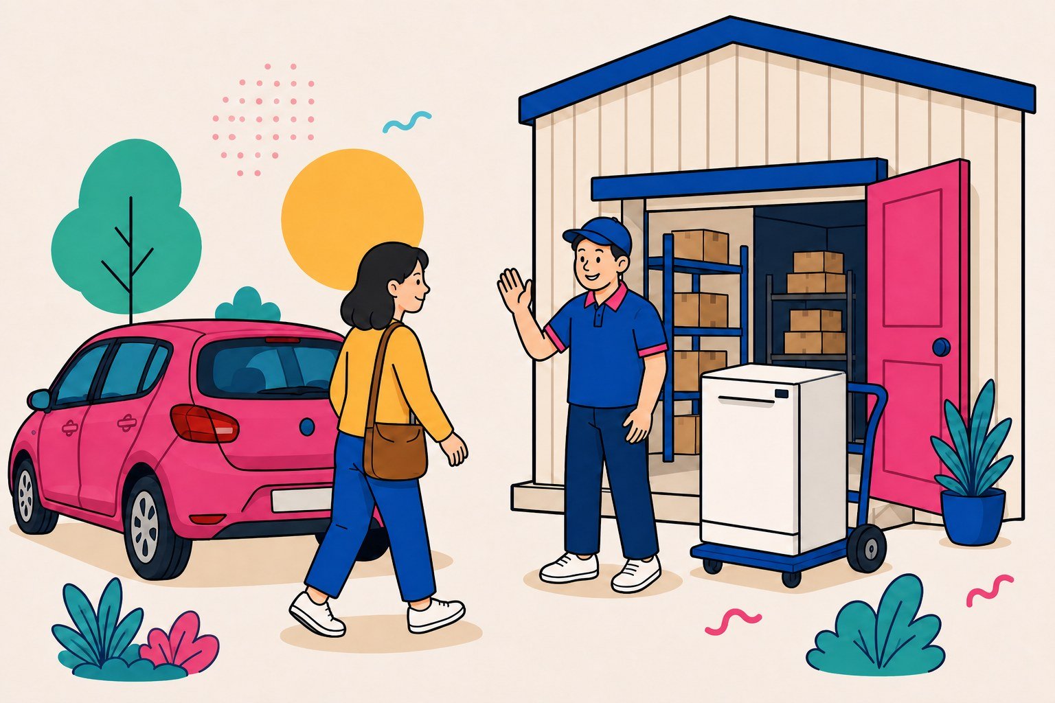 Retrait gratuit à l’entrepôt de Sarrians, sans camion de livraison