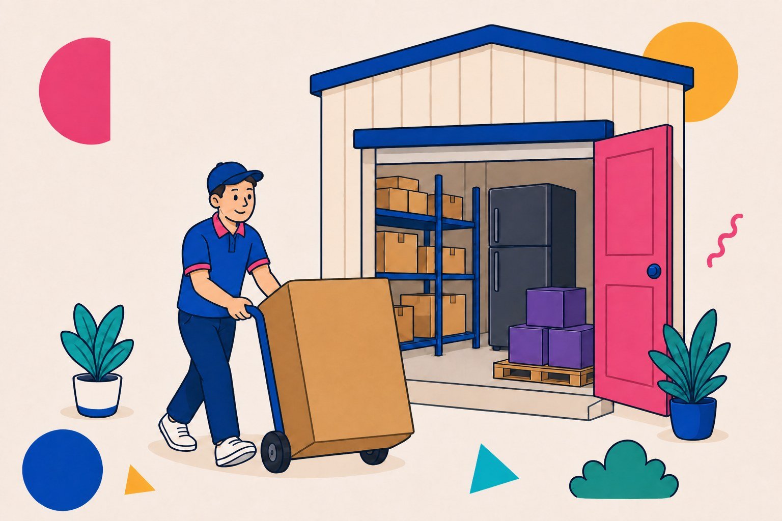 Préparation de la commande à l’entrepôt de Sarrians