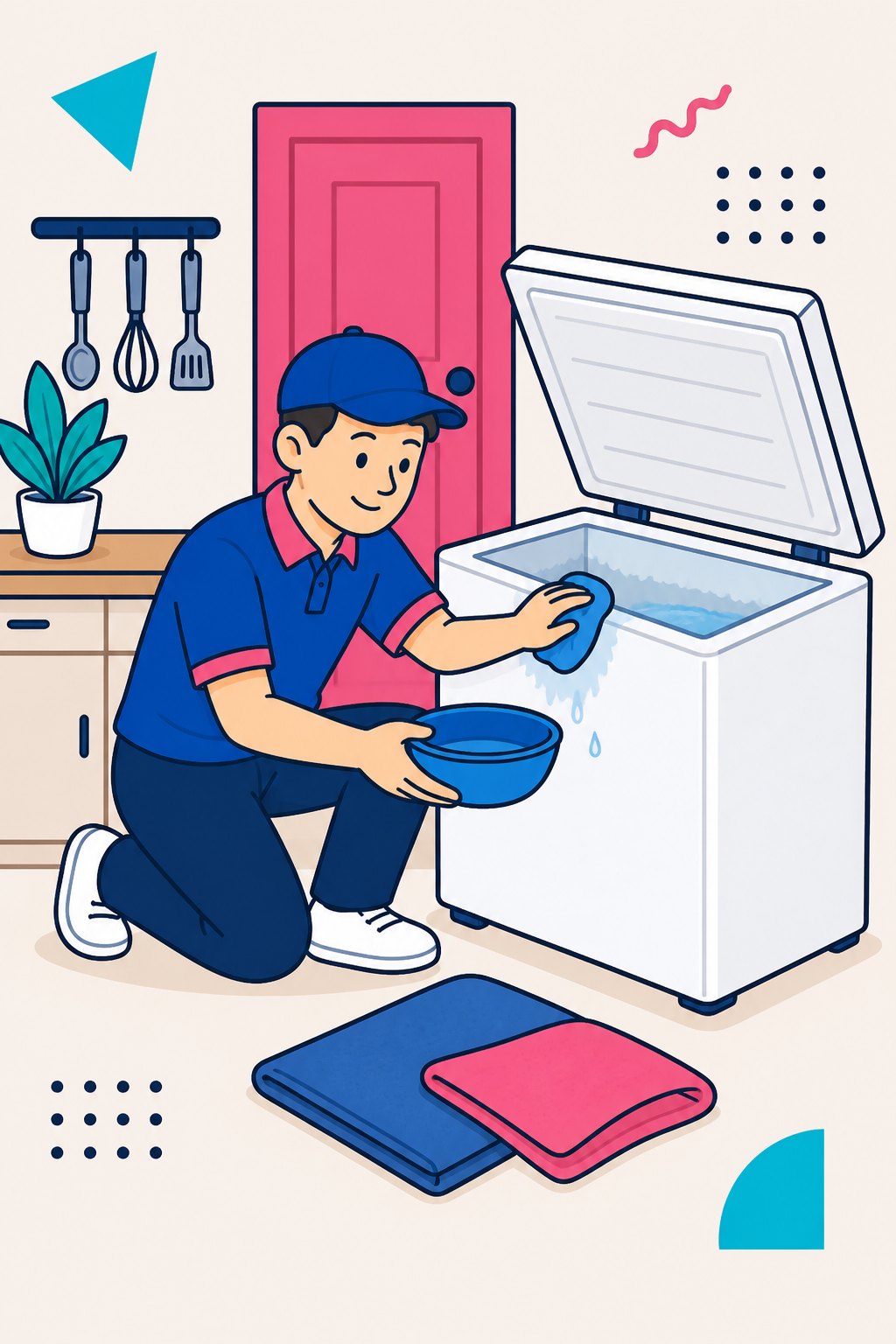 Dégivrage d’un congélateur sans gratter