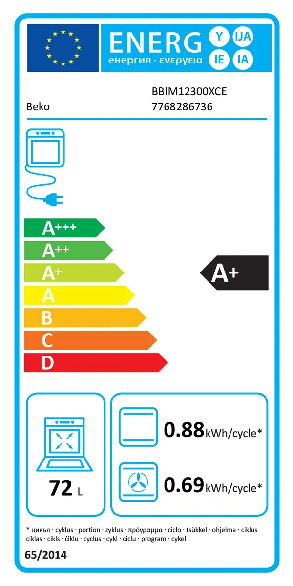 BEKO | Four encastrable 72 L BBIM12300XCE – Image 6