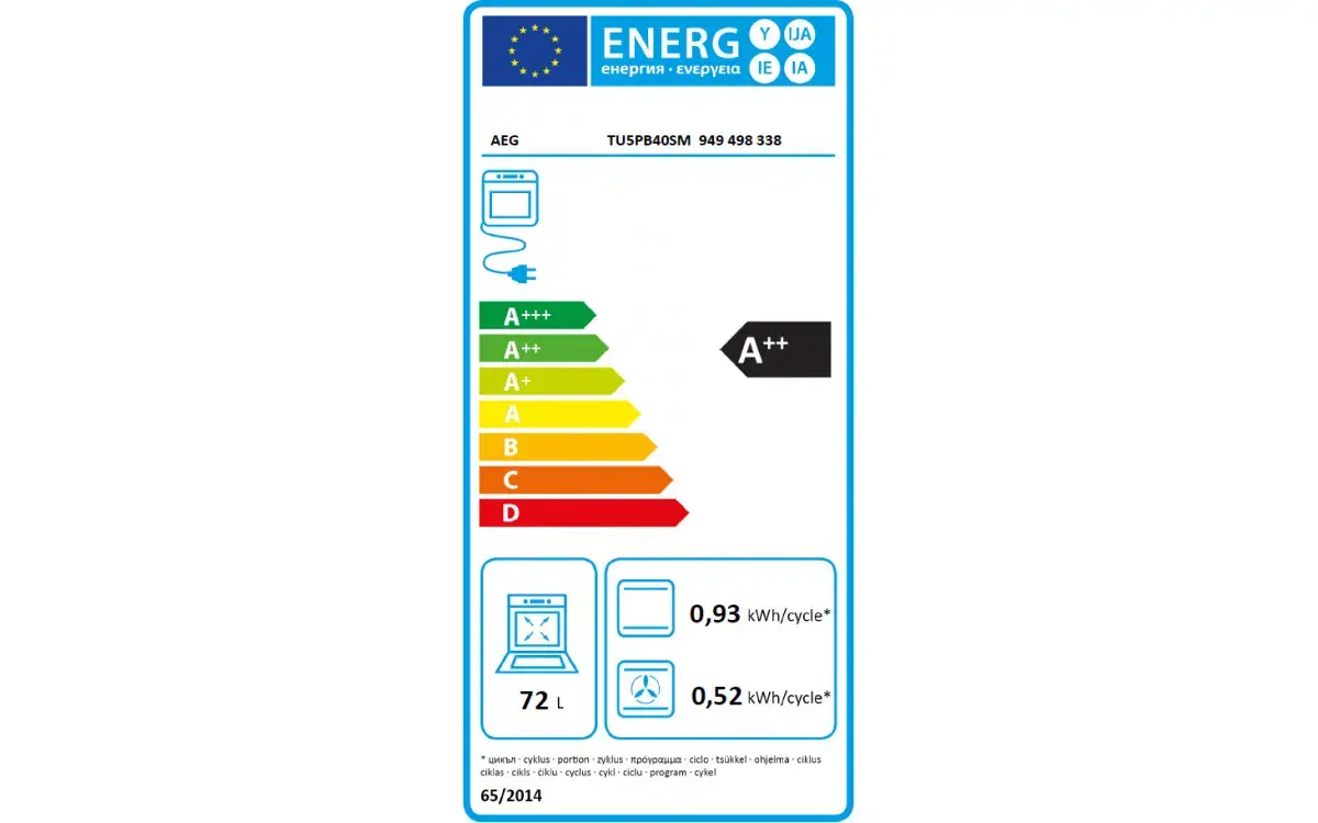 AEG | Four encastrable 72 L TU5PB40SM – Image 8