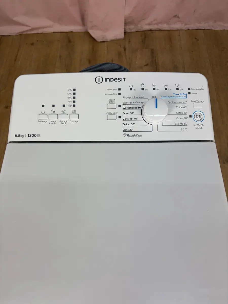 INDESIT | Lave linge hublot 6,5 kg BTWL65230FR – Image 6