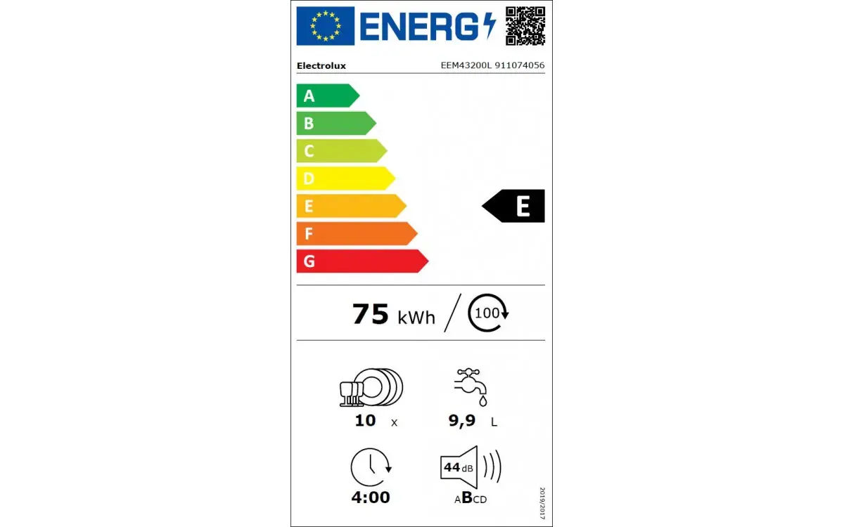 ELECTROLUX | Lave-vaisselle encastrable / intégrable 10 couverts EEM43200L – Image 7