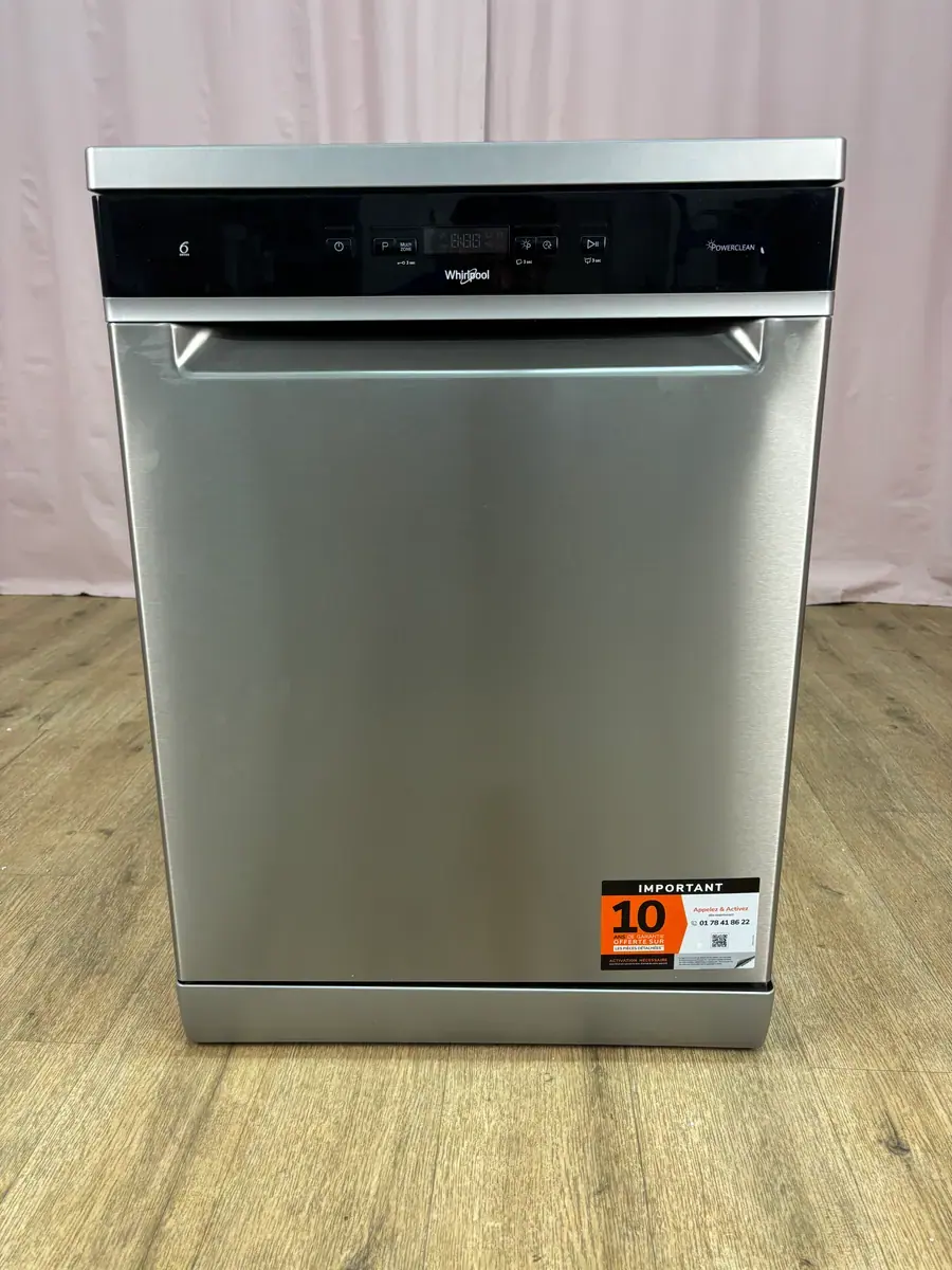 WHIRLPOOL | Lave-vaisselle pose libre 14 couverts WH3FC14BN70X