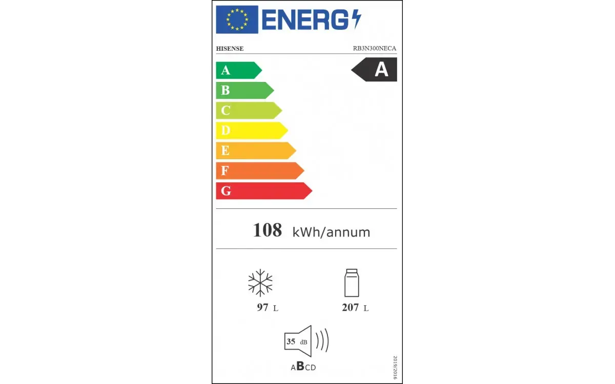 HISENSE | Réfrigérateur combiné 314 L RB3N300NECA – Image 7