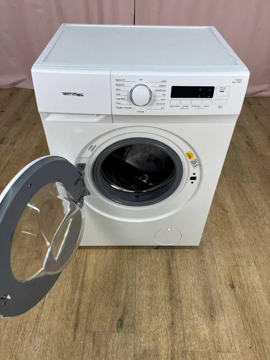 TECNL | Lave linge hublot 8 kg FT8WH2 – Image 2
