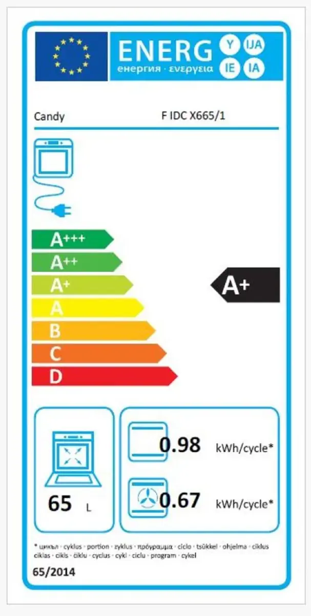 CANDY | Four encastrable 65 L FIDCX665 – Image 6