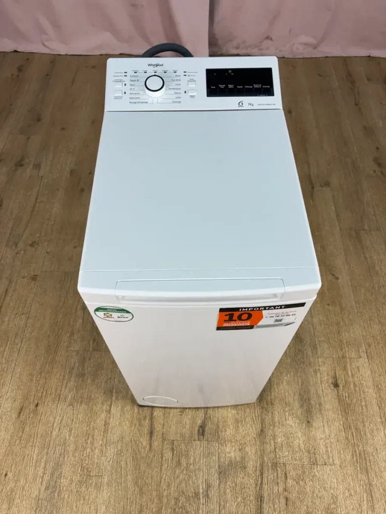 WHIRLPOOL | Lave linge top 7 kg TDLR7251BCFR