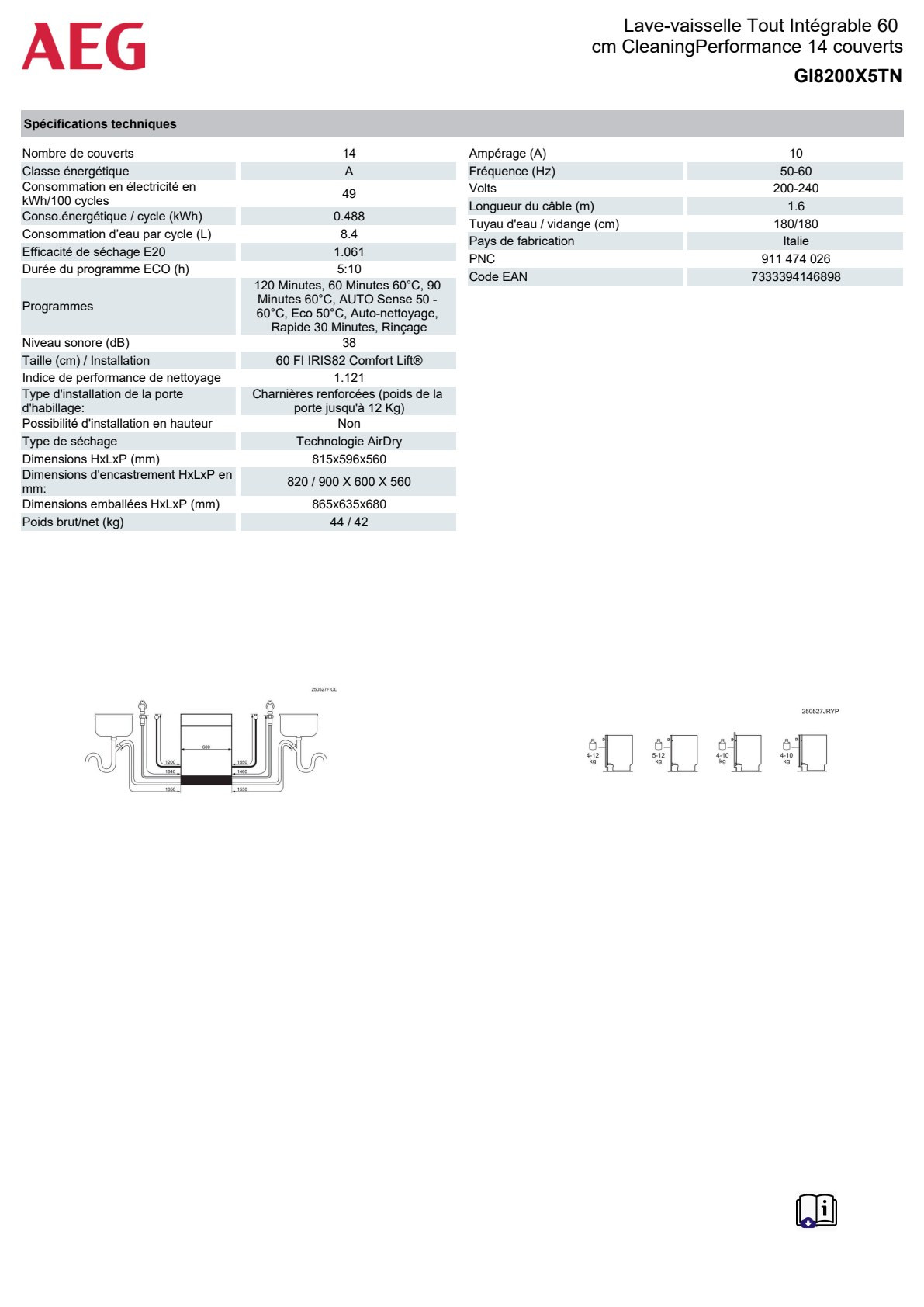 fiche produit p2 GI8200X5TN