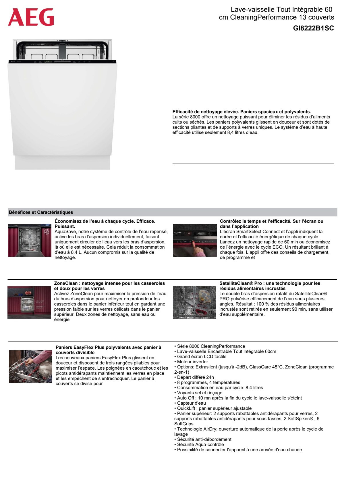 Fiche fabricant GI8222B1SC