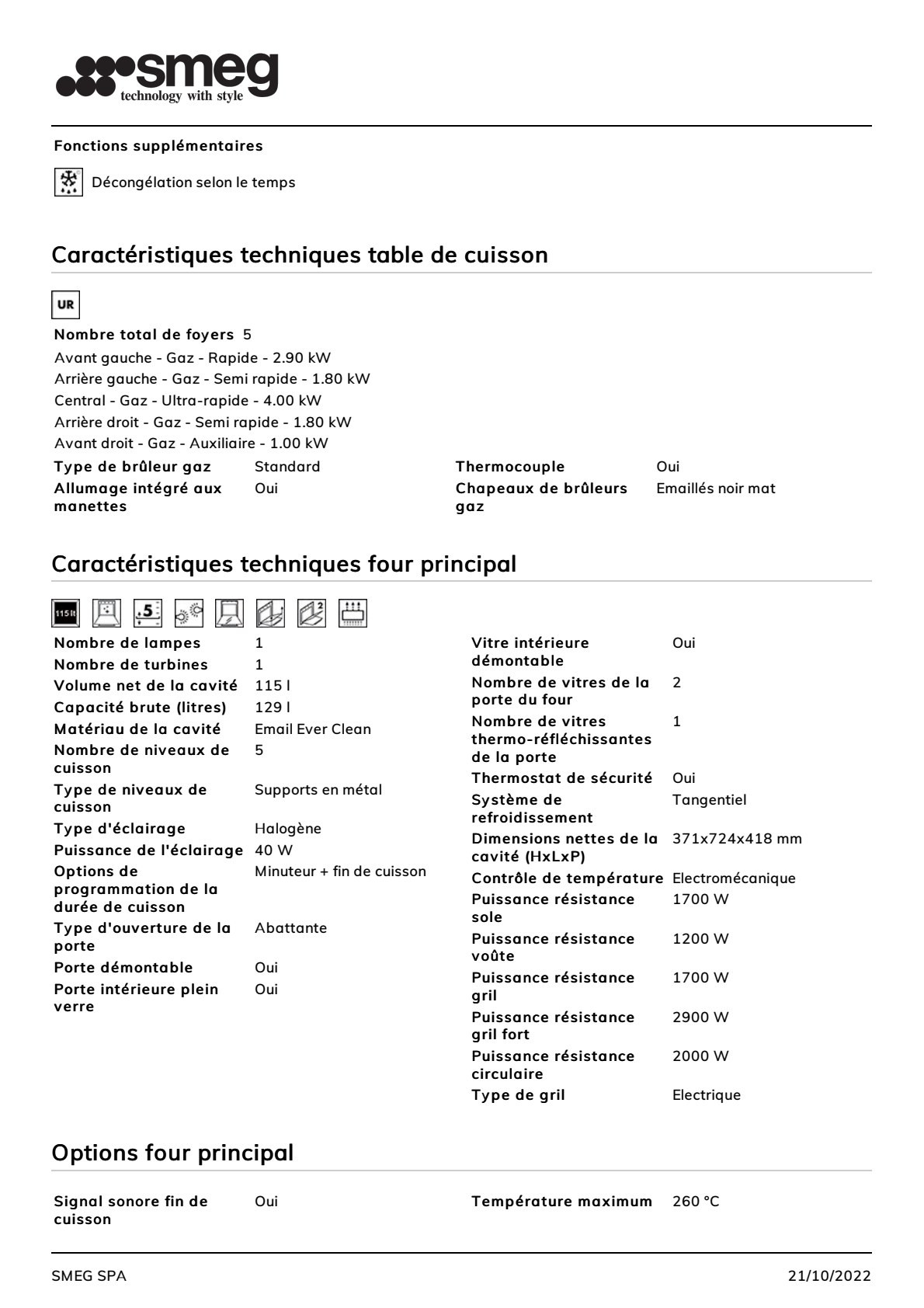 Fiche produit CX90GM