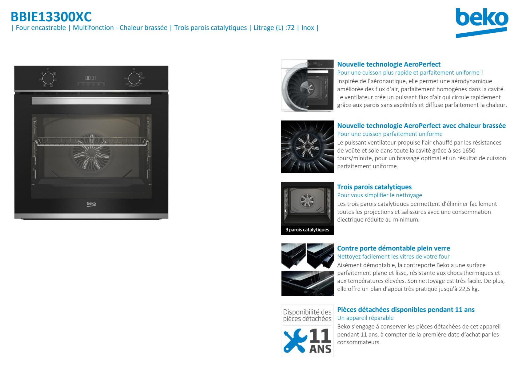 Fiche produit BBIE13300XC