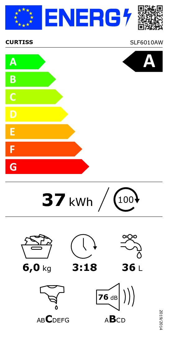 Étiquette énergétique SLF6010AW