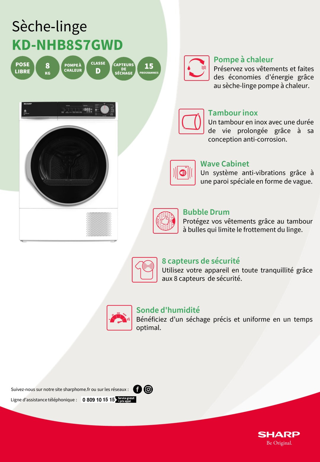 Fiche produit KDNHB8S7GWD